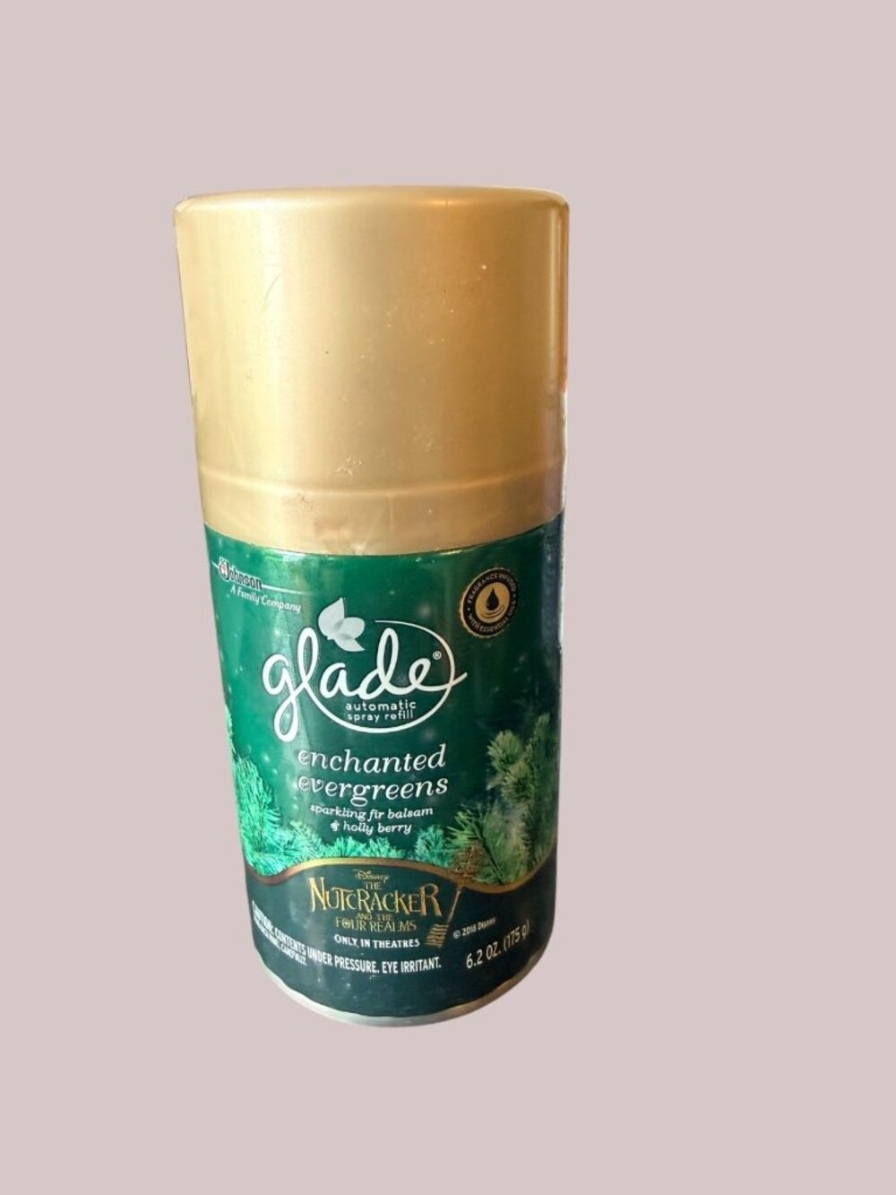 Glade Automatic Spray Refill  Enchanted Evergreens Nutcracker Disney 6.2 Oz
